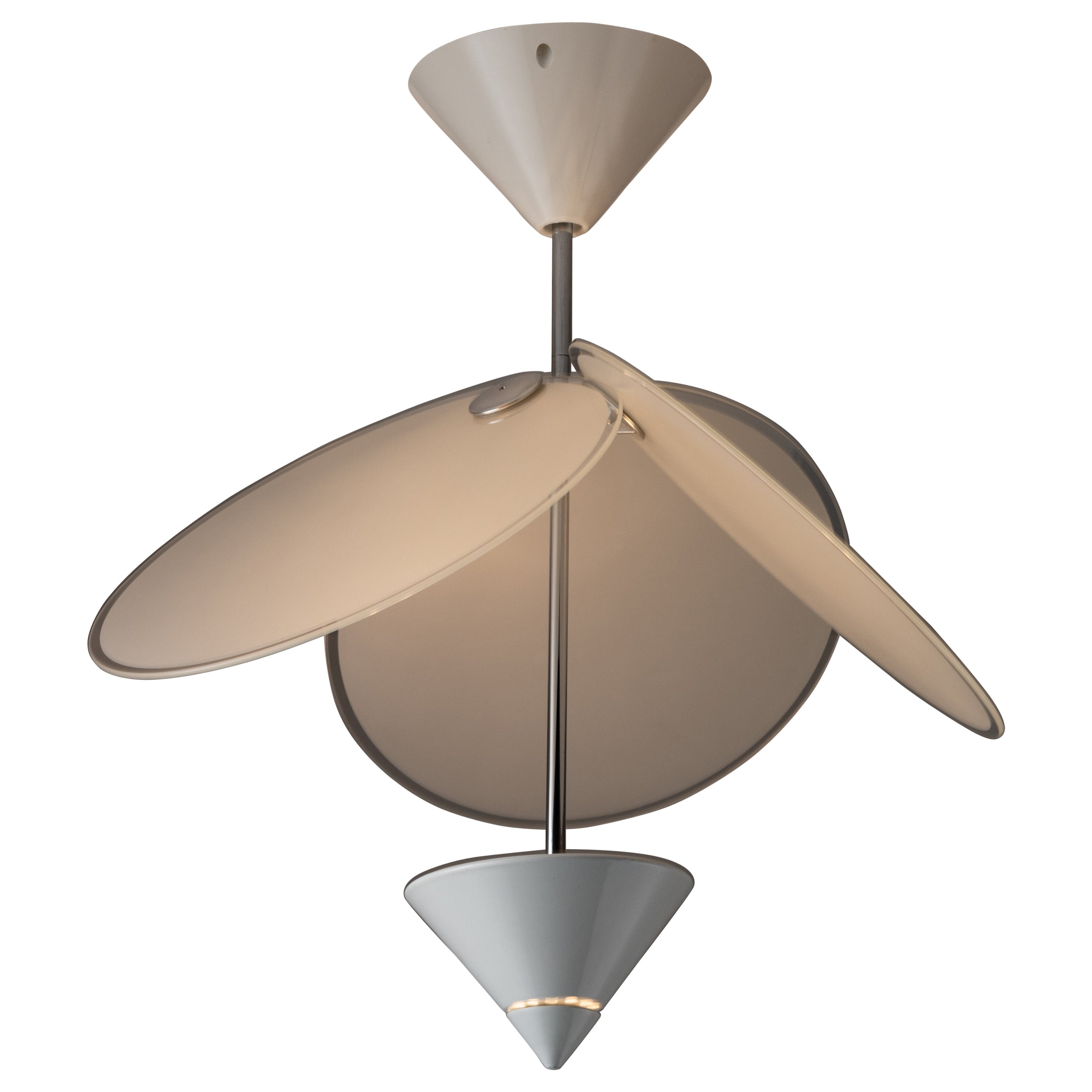 Rare Ceiling Light by Vico Magistretti for Oluce