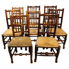 Circa 1830 Set of 8 English Dining Chairs
