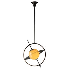 Rare Ceiling Light by Gio Ponti and Pietro Chiesa for Fontana Arte