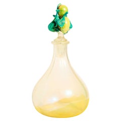 Venetian Iridescent Glass Decanter