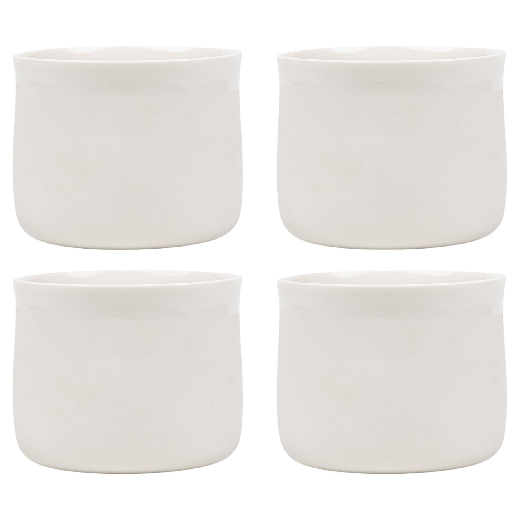 Set of 4 Plain Cup by Studio Cúze For Sale