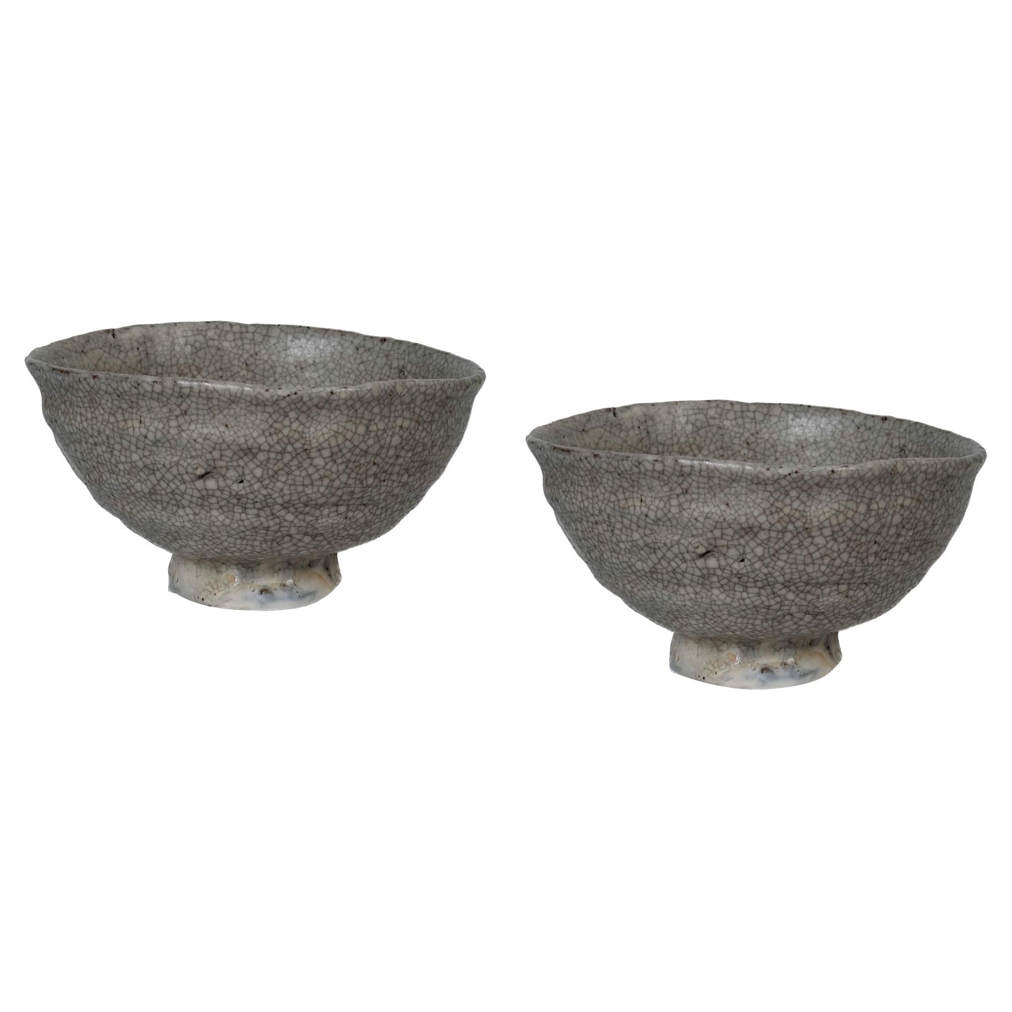 Set of 2 Cohiki Vetus Tea Bowl VII by Studio Cúze For Sale
