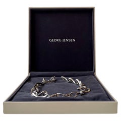 Vintage Georg Jensen Infinity Silver Necklace, No. 452, Regitze Overgaard