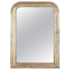 Louis Philippe French Silver Gilded Mirror