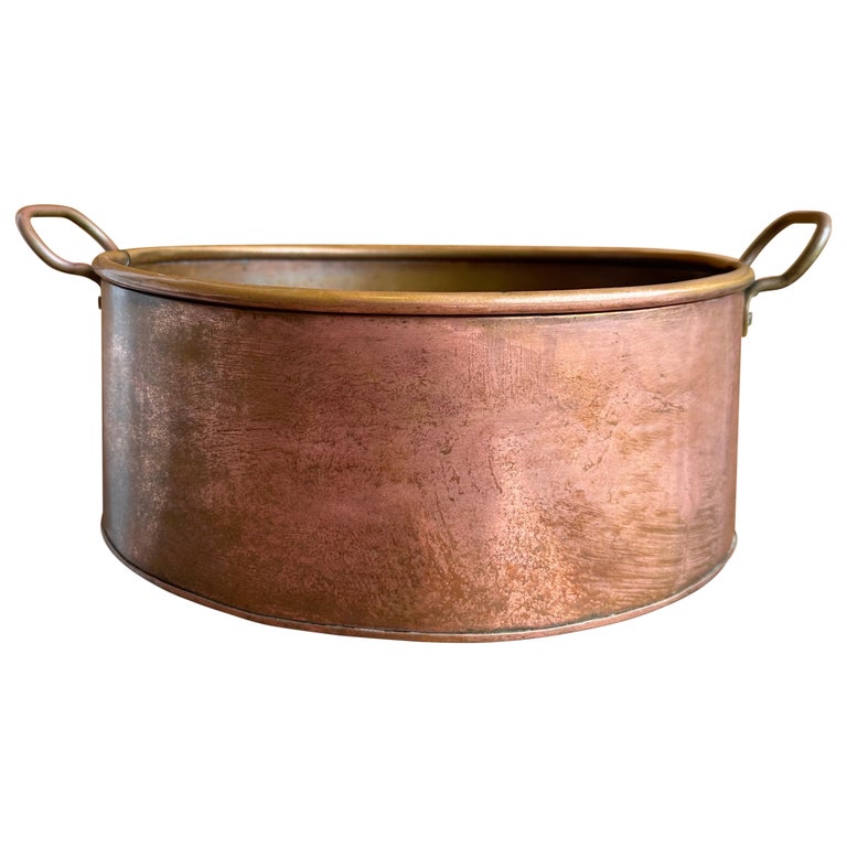 Victorian Large Copper Cooking Pot, 19th Century