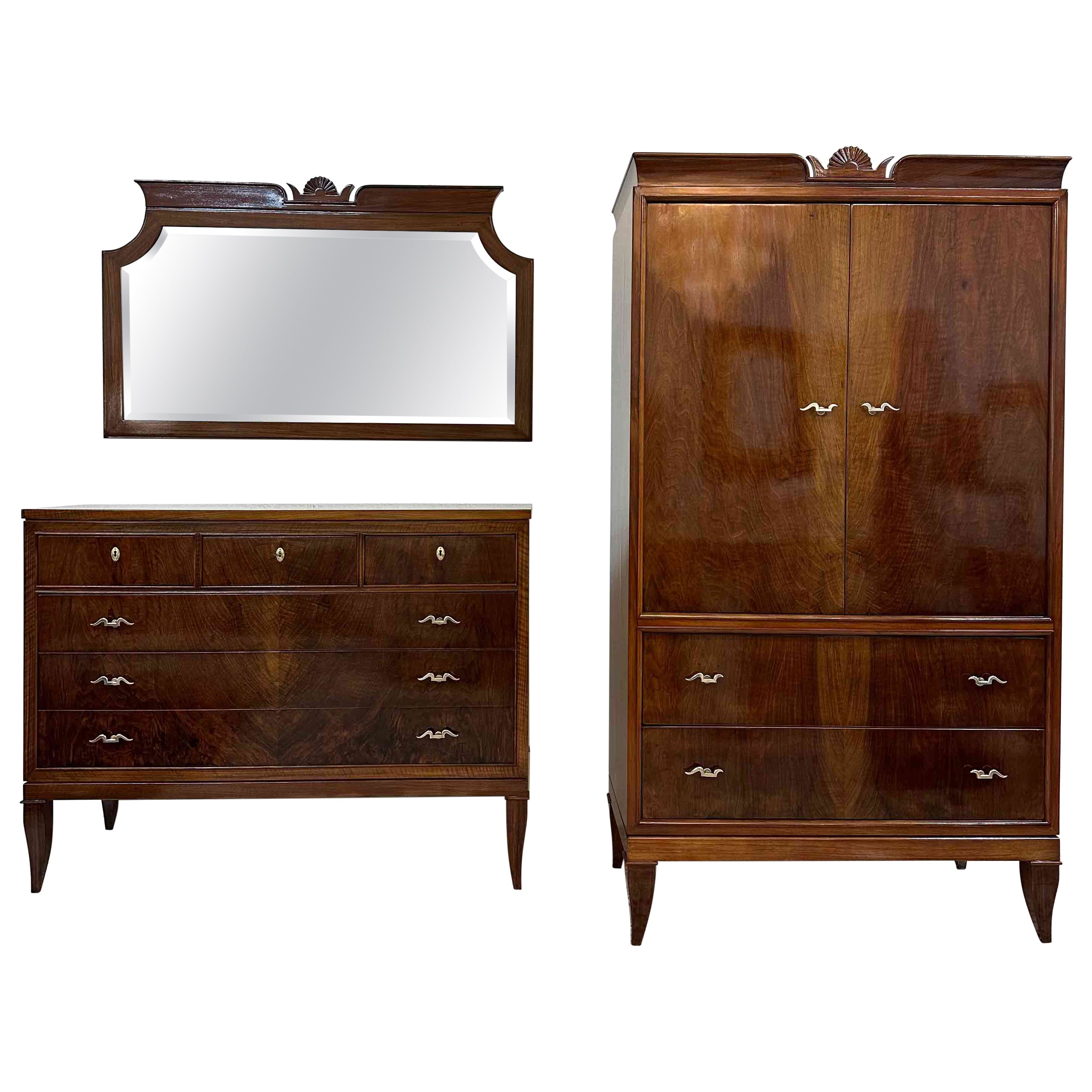 Conjunto Art Déco italiano de Gio Ponti  para P. Lietti, 1928