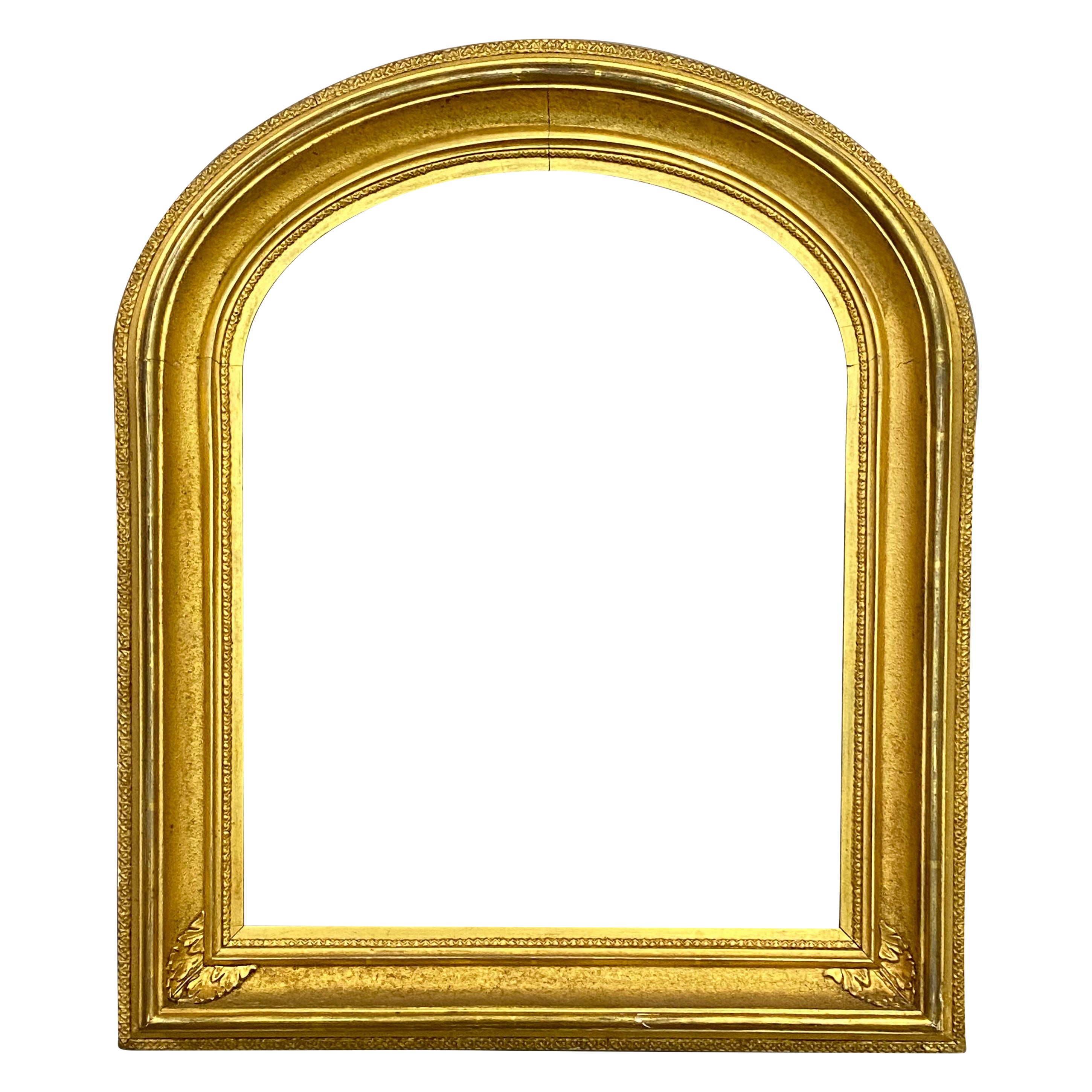 American Arched Gold Frame, circa 1860 at 1stDibs | large arch picture frame,  gold arch picture frame, gold arch photo frame