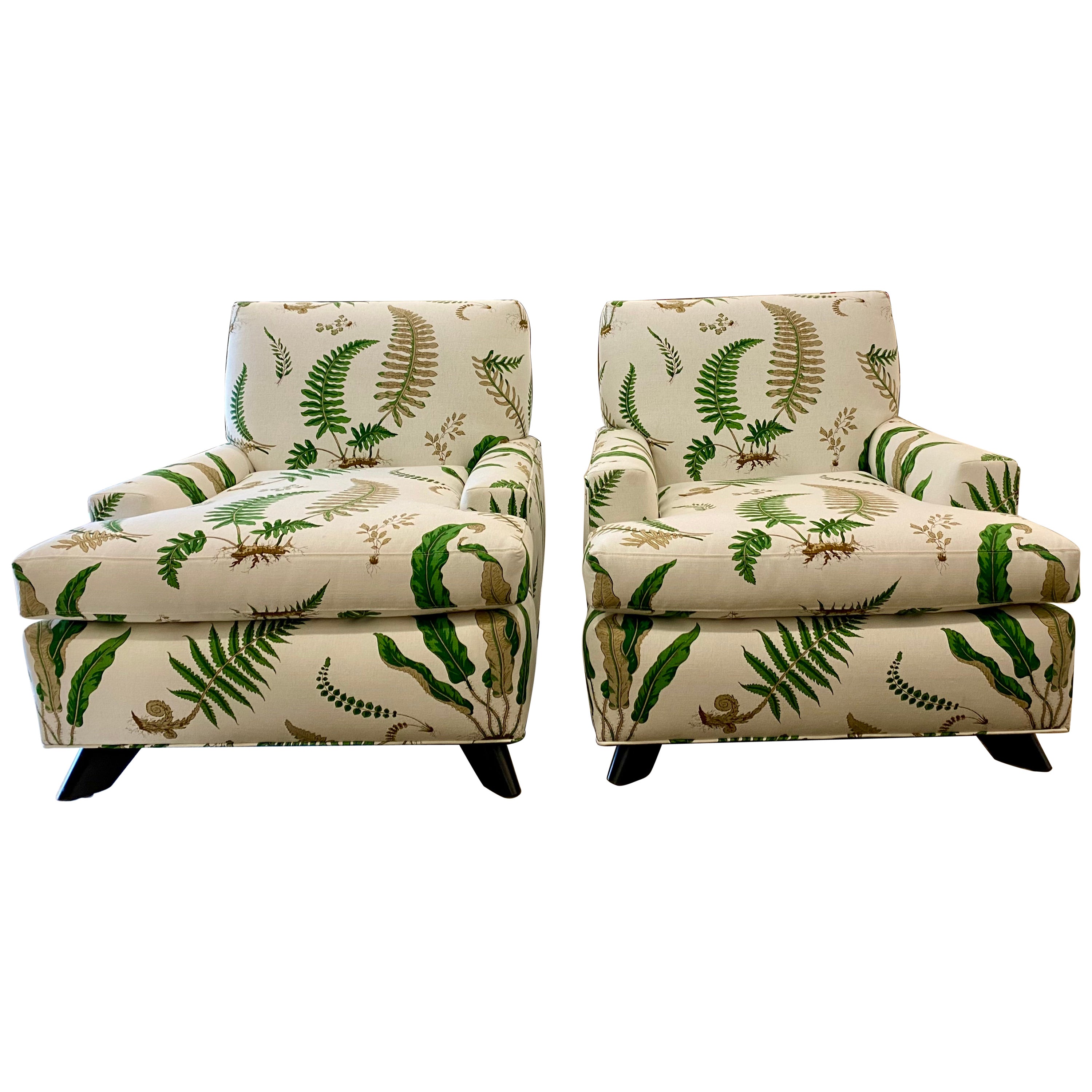 Pair of  Ledgeback Seniah Chairs by Billy Haines