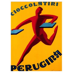 1950 Perugina Chocolates Original Vintage Poster