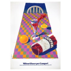 1992 Campari - Milton Glaser Original Vintage Poster
