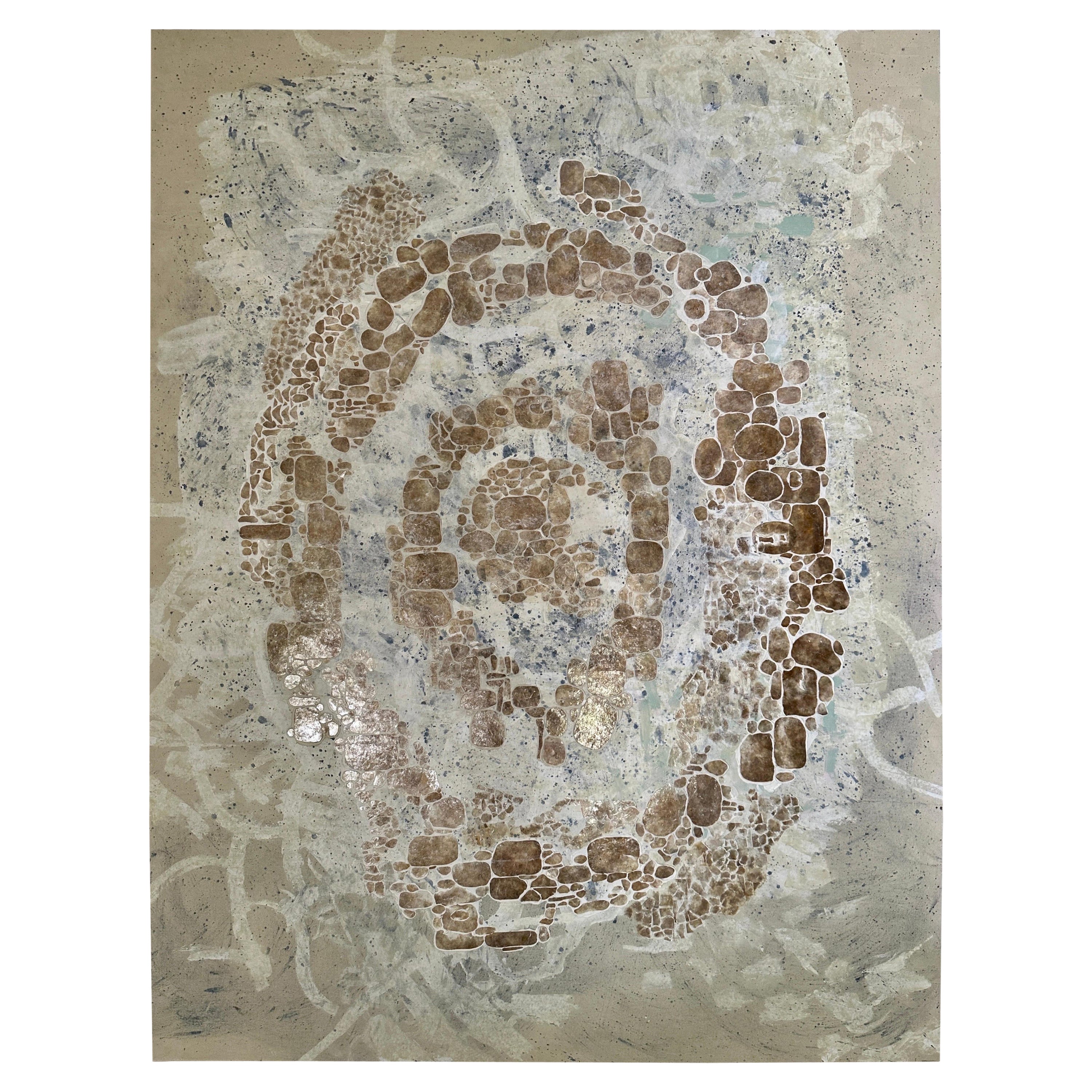 Frank Galuszka Pittura acrilica e mica "Perelanda" 1999 in vendita
