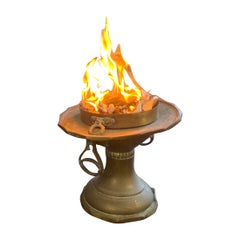 Brazier Brasero ou jardinière en cuivre - XIXe siècle 