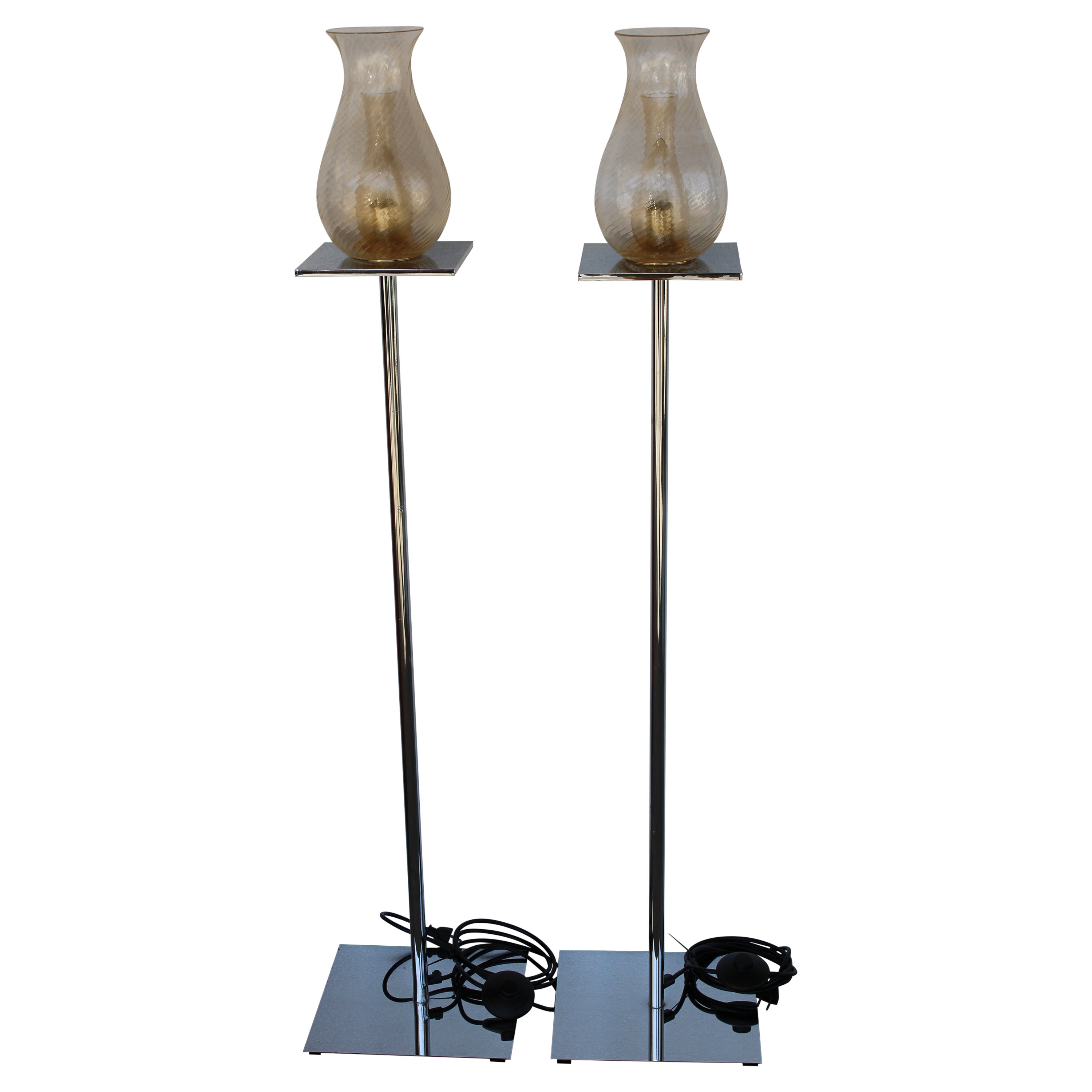 Pair of Floor Lamps by Philippe Starck for the Clift Hotel, San Francisco, CA For Sale