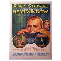 1954 Rear Window Original Retro Poster