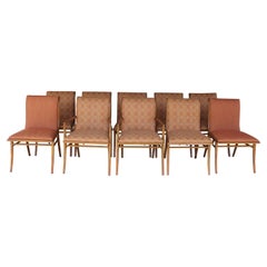 Ten Saber Leg Dining Chairs by T.H. Robsjohn-Gibbings for Widdicomb