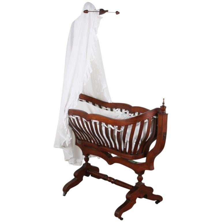 French Louis Philippe Style Cradle