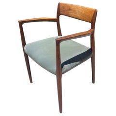 Vintage Niels Moller Model 57 Rosewood Carver Chair Jl Møller