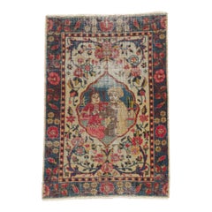 1920's Persian Tabriz Carpet with Traditional Style