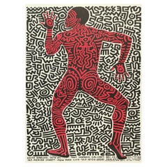 1983 Keith Haring, Into 84 Original Vintage Poster