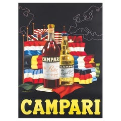 1950 Campari, Nino Nanni Original Vintage Poster