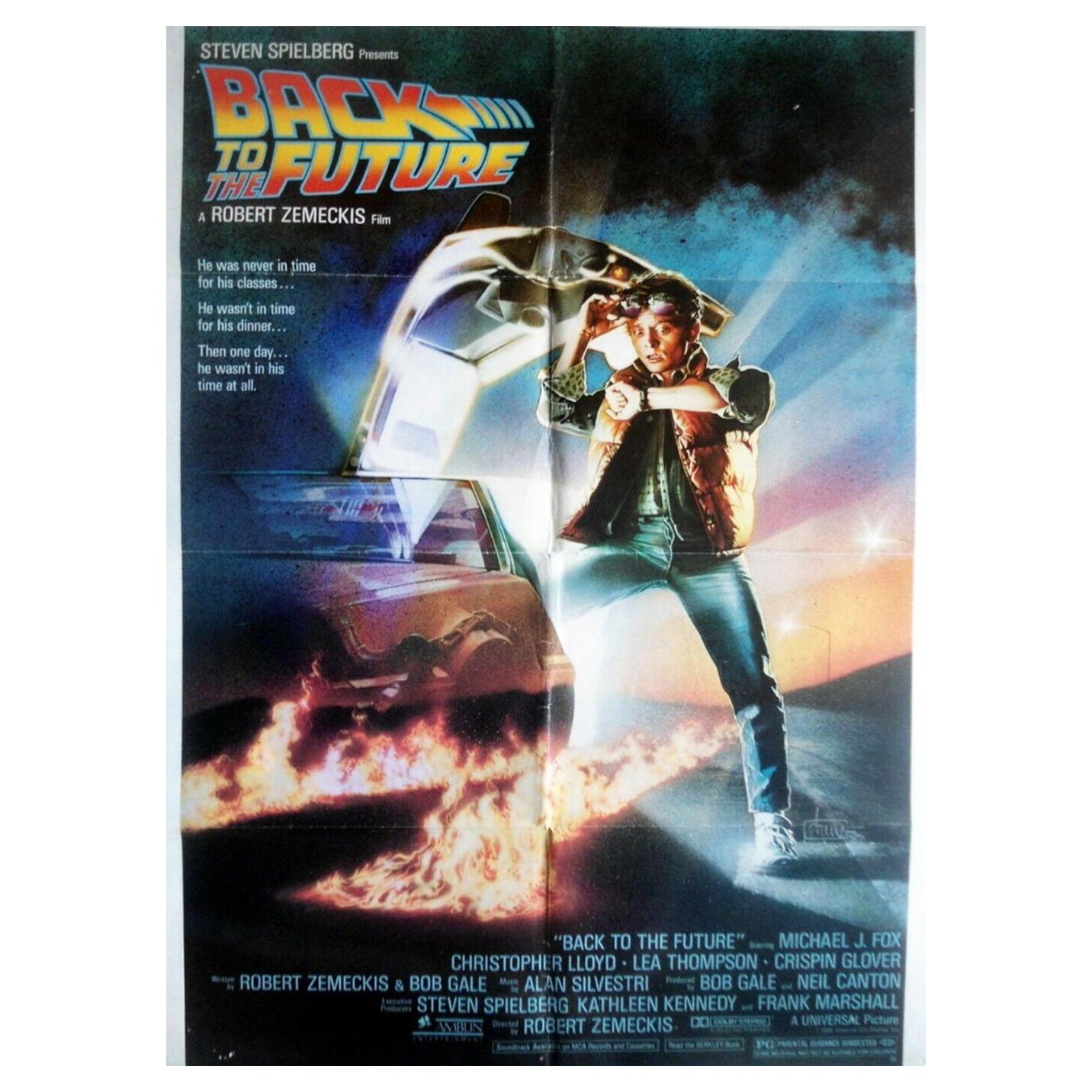 Back to the Future Original-Vintage-Poster, 1985