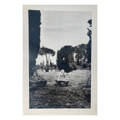 Helmut Newton, in a Garden Near Rome 1977