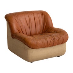 Retro Henning Korch for Swan ‘Caprice’ Leather Chair / Modular Seating