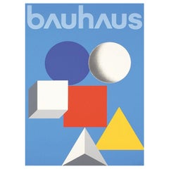 1968 Bauhaus, Herbert Bayer, Original-Vintage-Poster, Bauhaus