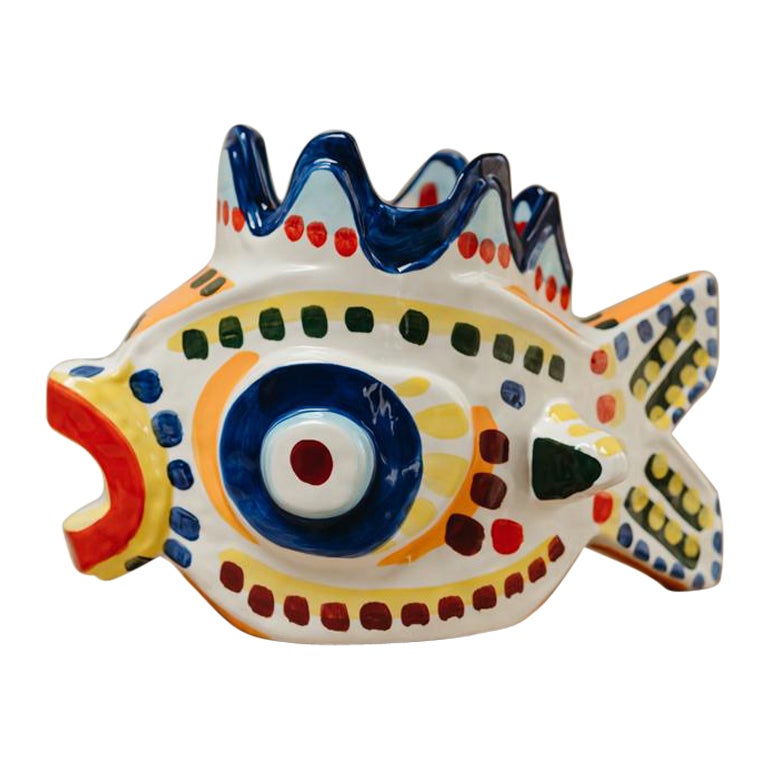 Contemporary Quirky and Funky Ceramic Kitchenware, Fish  For Sale