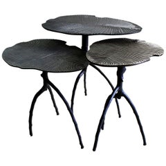 Set of 3 Sauvage Fossil Side Tables by Plumbum