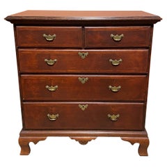 18th Century American Two Over Three Chest of Drawers