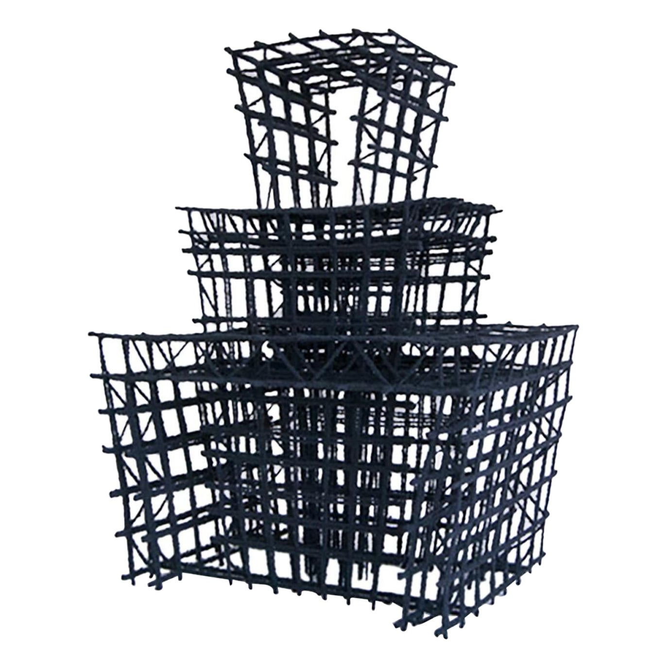 Pagoda Escultura antracita de Fransje Gimbrere en venta