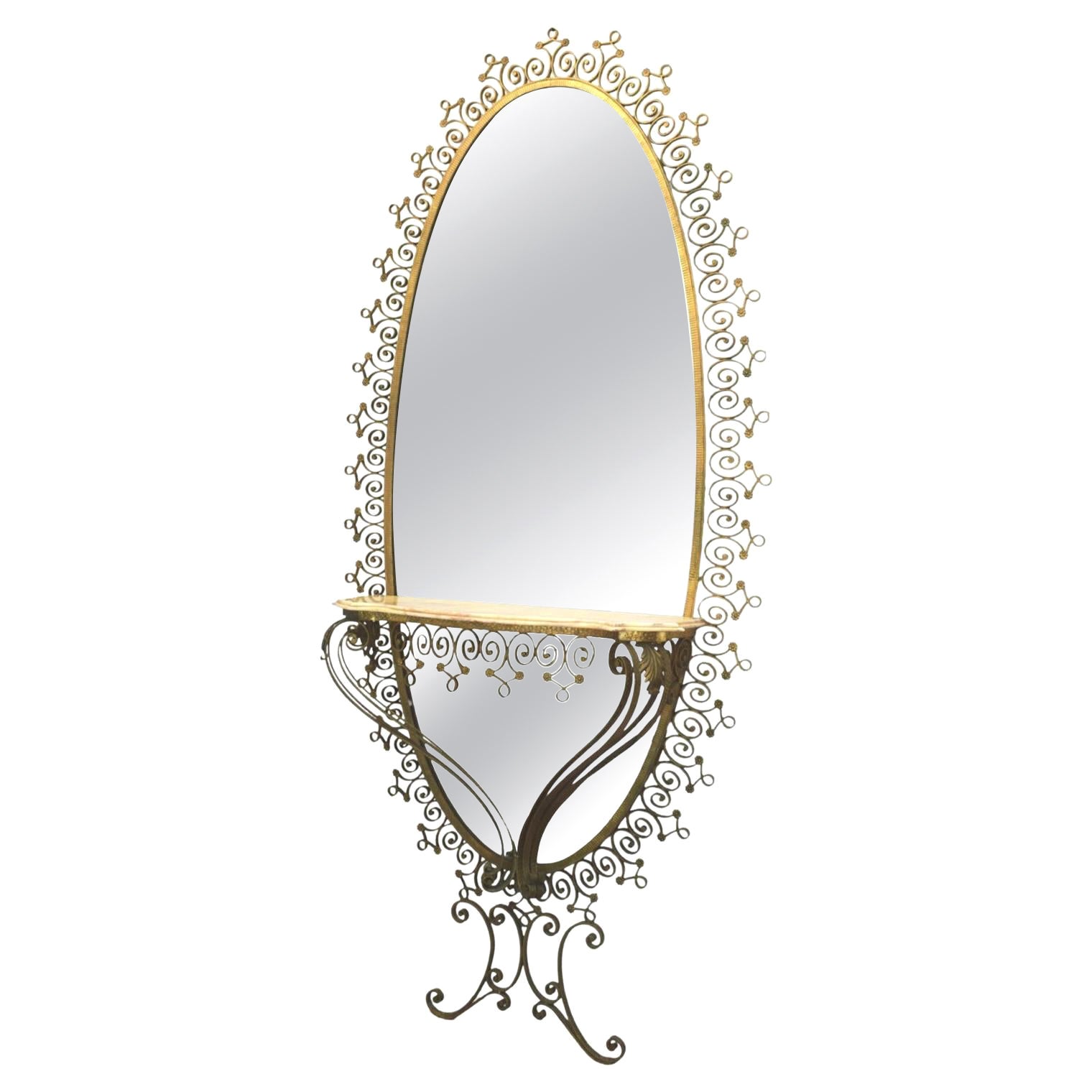 Large Ornate Floor Mirror at 1stDibs large ornate mirror, ornate