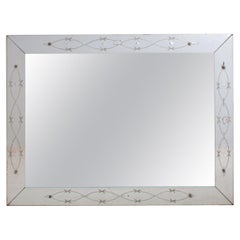 Large Art Deco Wall Mirror