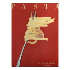 Pasta - Affiche vintage originale de Razzia, 1983