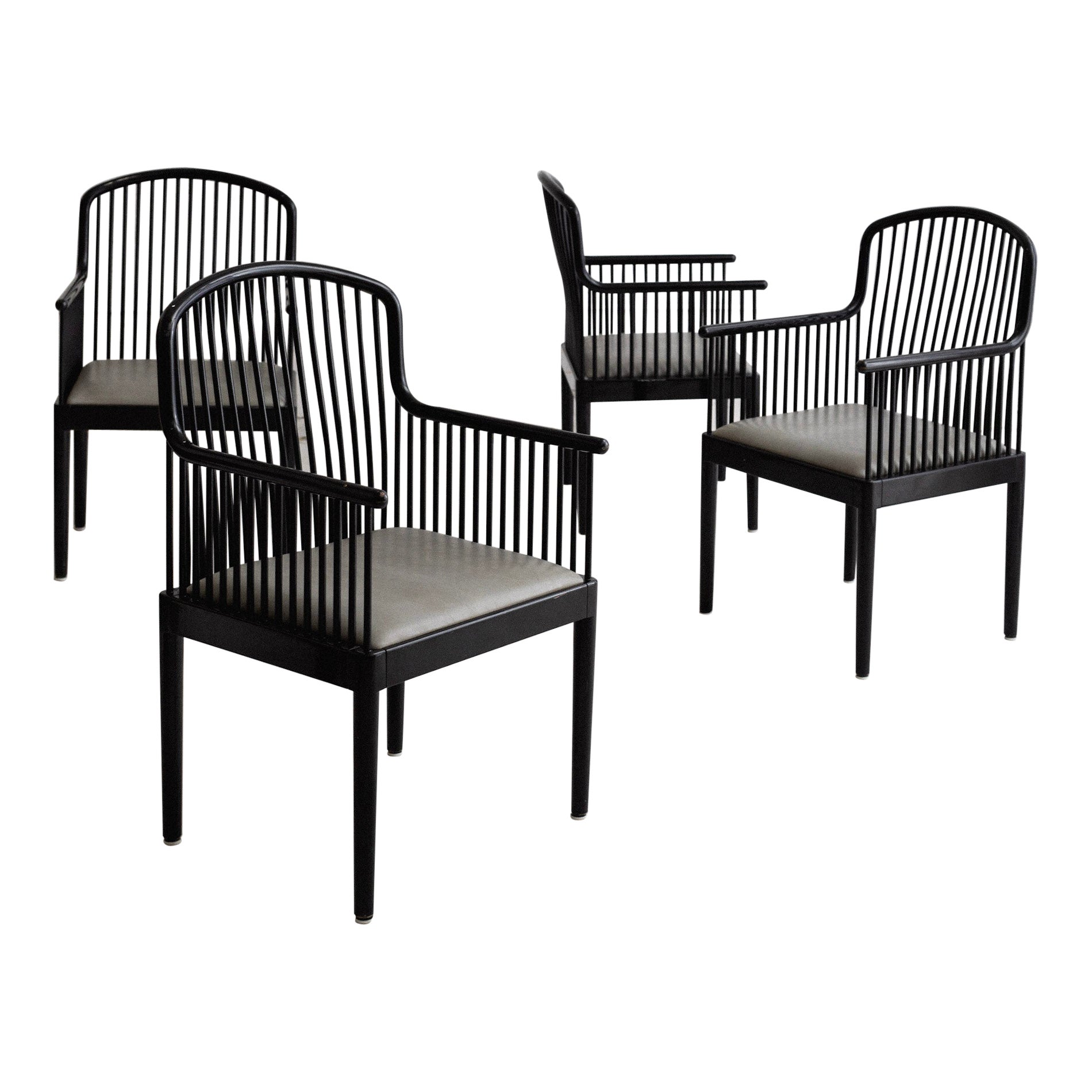 ‘Andover’ Chairs by Davis Allen for Stendig, a Set of 4