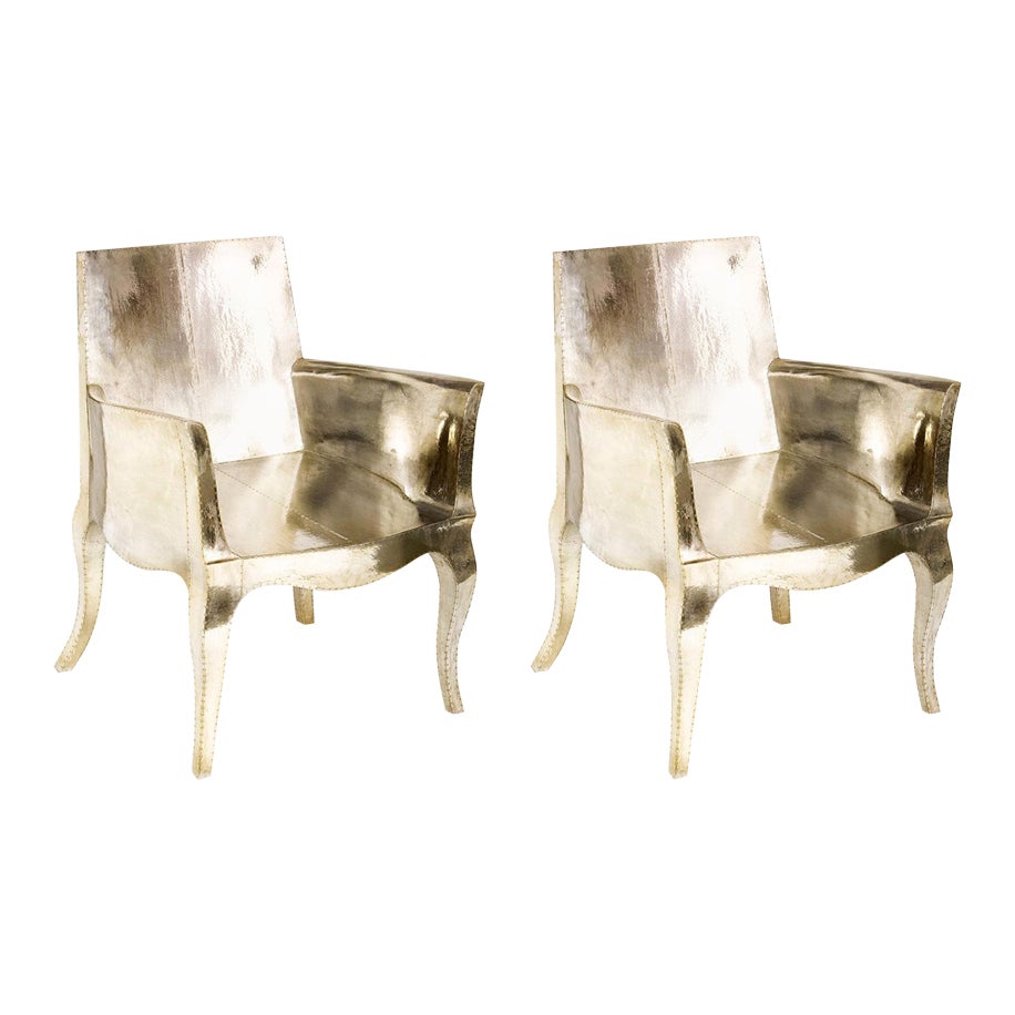 Art Deco Armchairs Pair Designed by Paul Mathieu for Stephanie Odegard For Sale