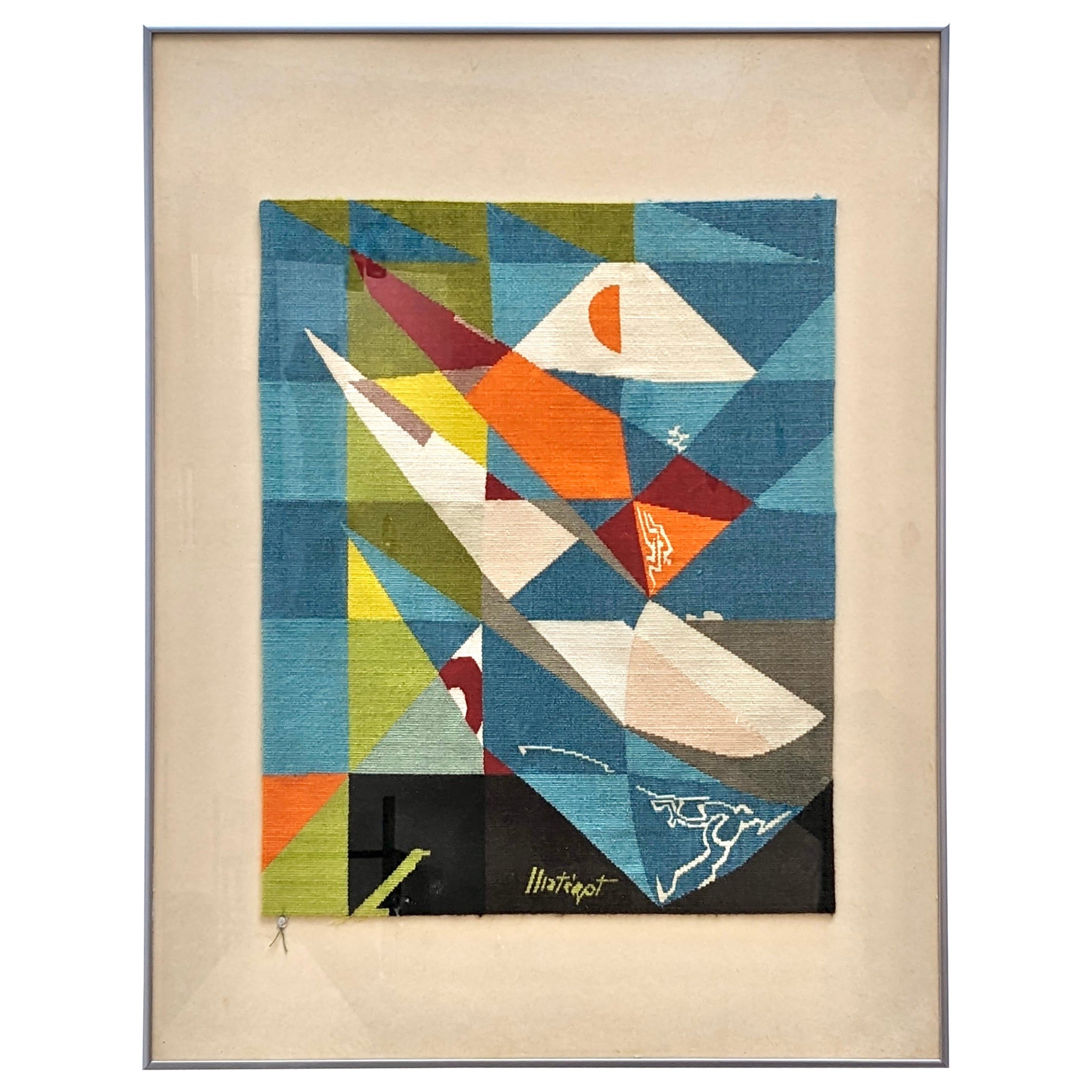 "Key Largo" Tapestry in Limited Edition by Mathieu Matégot For Sale