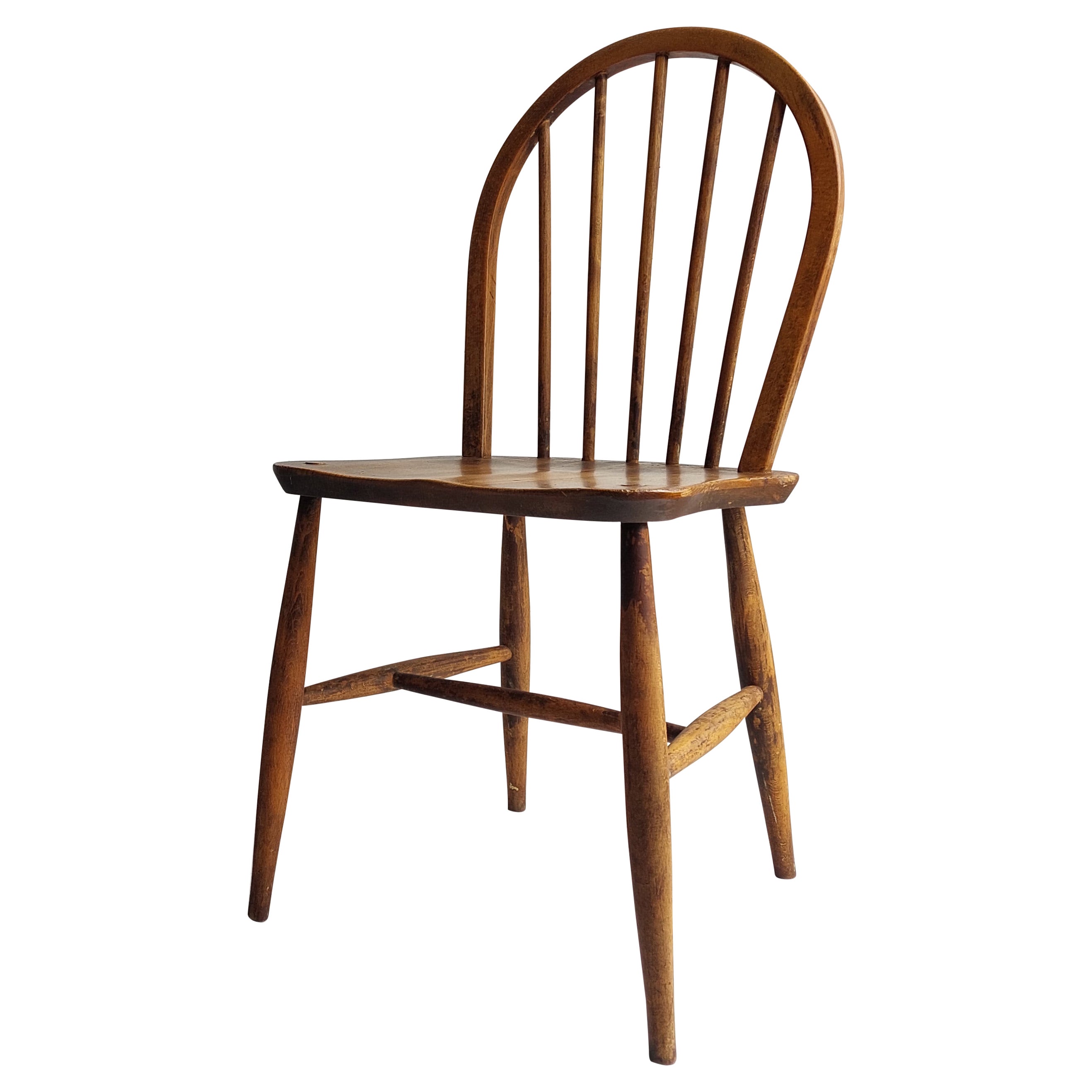Midcentury Ercol Windsor Kitchen Chair 'Model No. 4a or No. 100', 50s