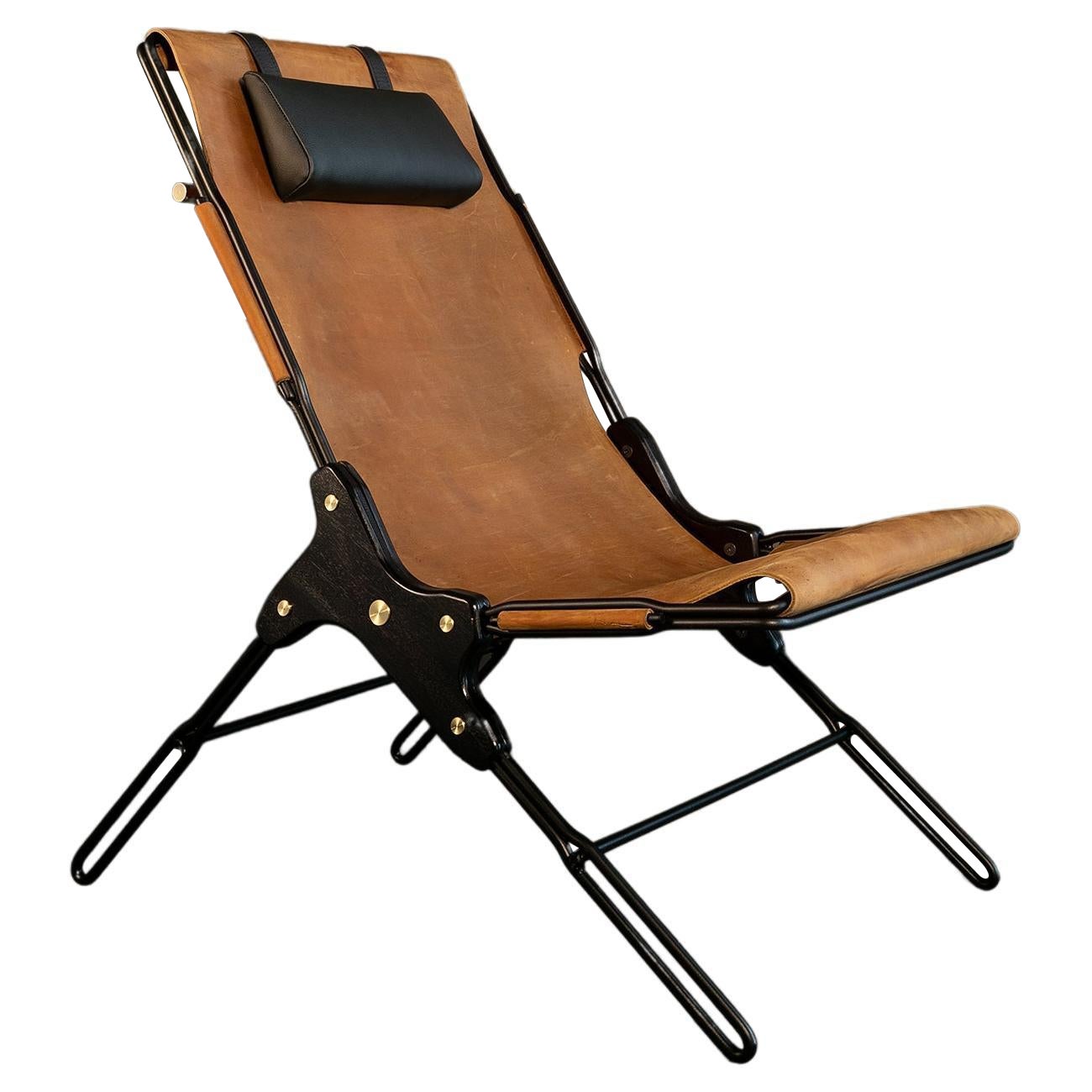 Avellana Lounge Chair by Estudio Andean For Sale