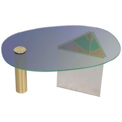 Ettore Blue Coffee Table by Asa Jungnelius