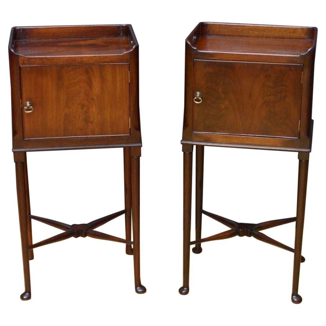 Pair of Antique Bedside at 1stDibs antique bedside tables
