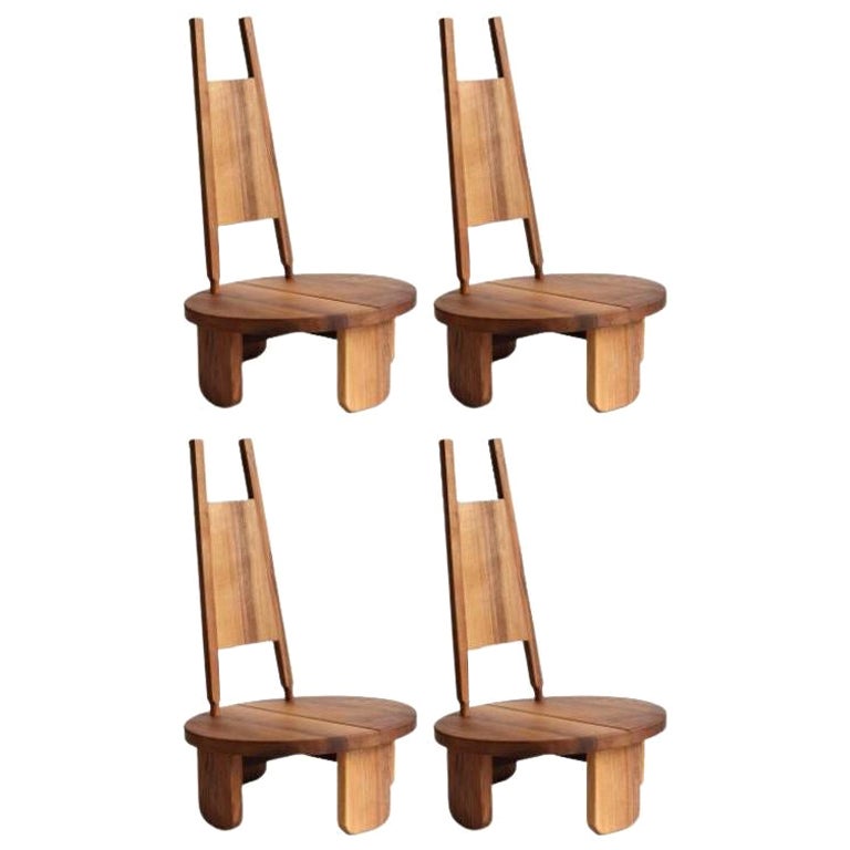 Set of 4, Wilson Chairs by Eloi Schultz For Sale