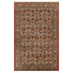 Mid 20th Century Persian Qum Carpet ( 3'5" x 5'3" - 104 x 160 )