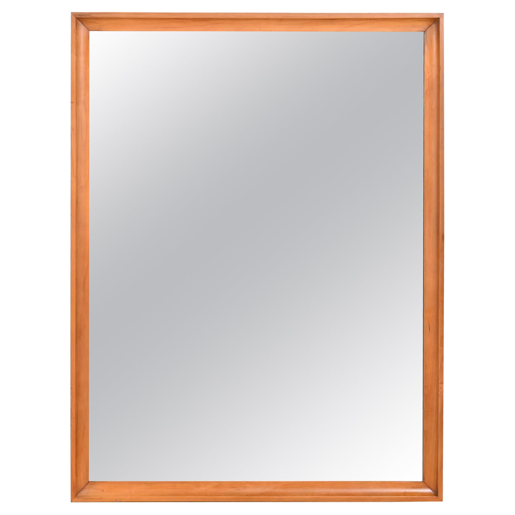 Mid-Century Modern Wall Mirror in the Manner of Russel Wright for Conant Ball For Sale