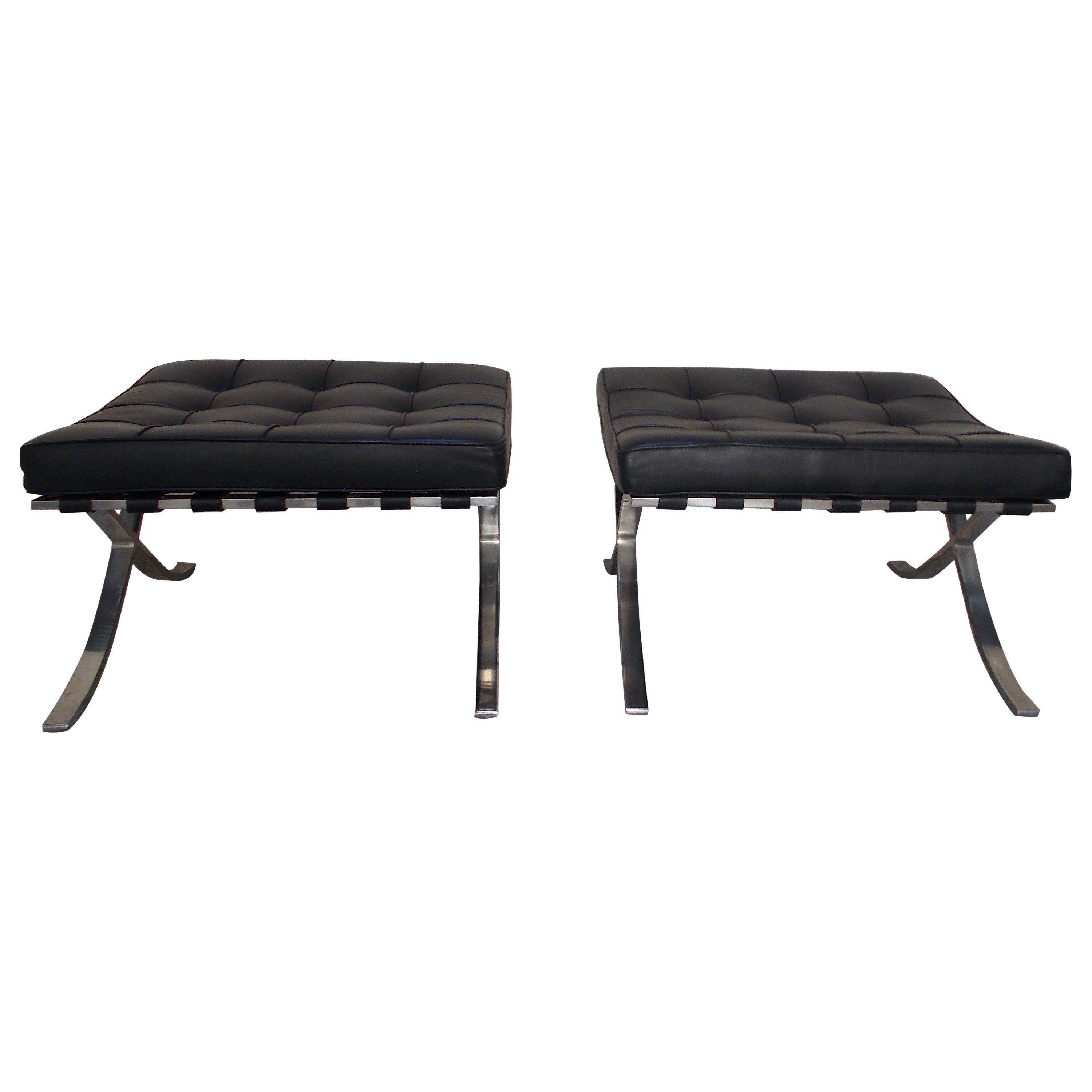 Mies van der Rohe Barcelona Ottomans/Stools by Knoll
