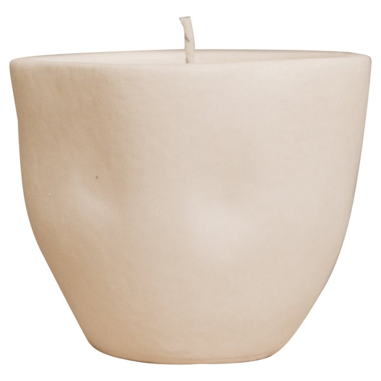Mexican Handmade Ceramic Soy Wax Candle For Sale at 1stDibs