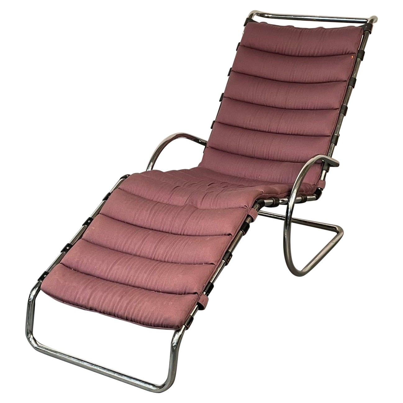 American Mid-Century Modern Chaise Lounge by Mies Van Der Rohe for Knoll, Daybed