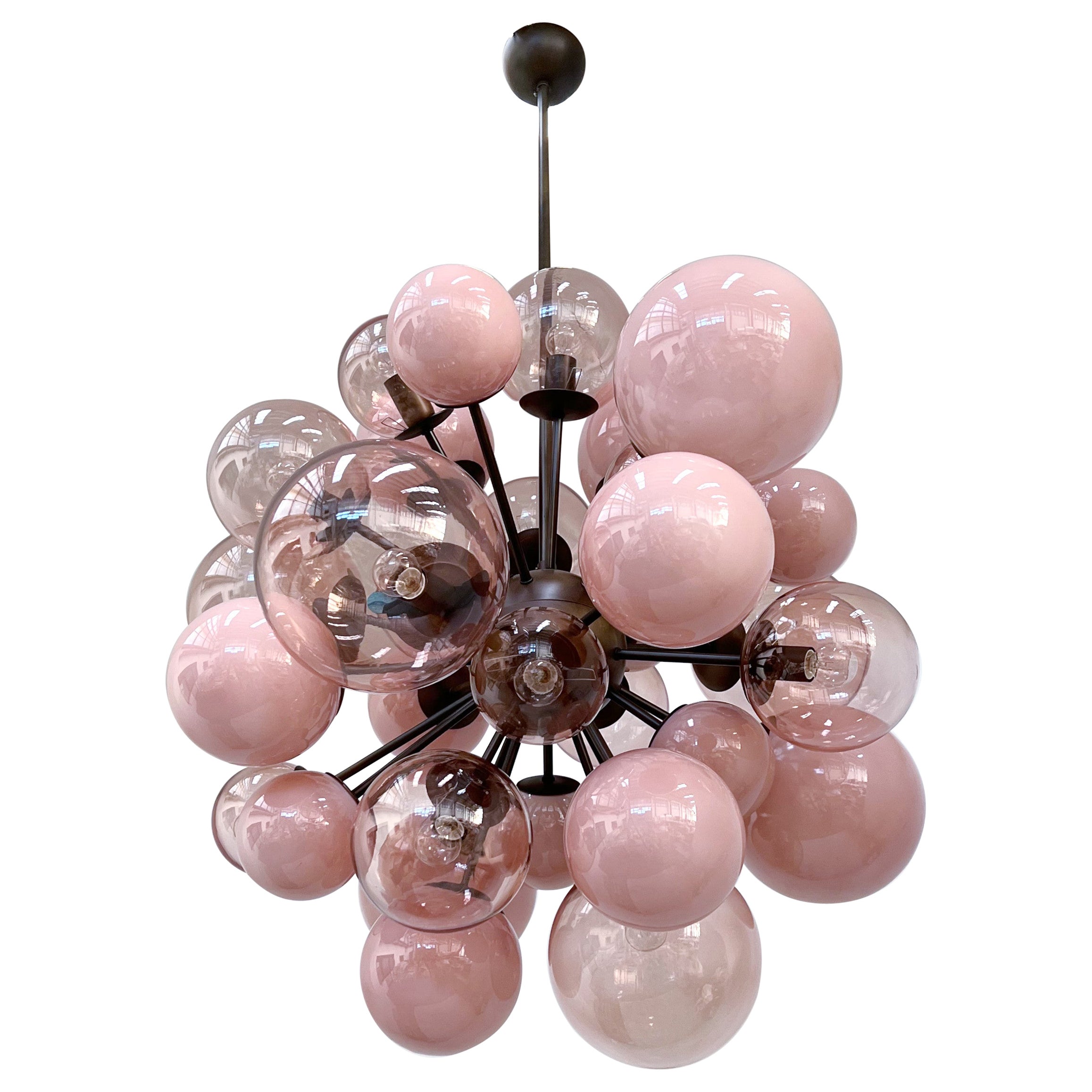 Coral Sputnik Chandelier by Fabio Ltd For Sale