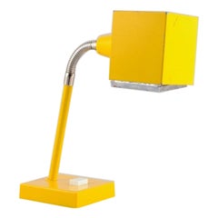 Hans-Agne Jakobsson "Terning" for Elidus, Yellow Retro Desk Lamp, 1970s